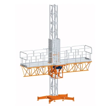 ZK Made in china SS1T/1T double cage hoist Lift for engineering building construction site