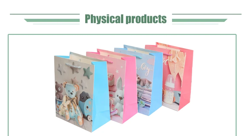 Customized folding paper bags for high-end shoe and hat gifts that can be printed with any hot stamping pattern gift packaging