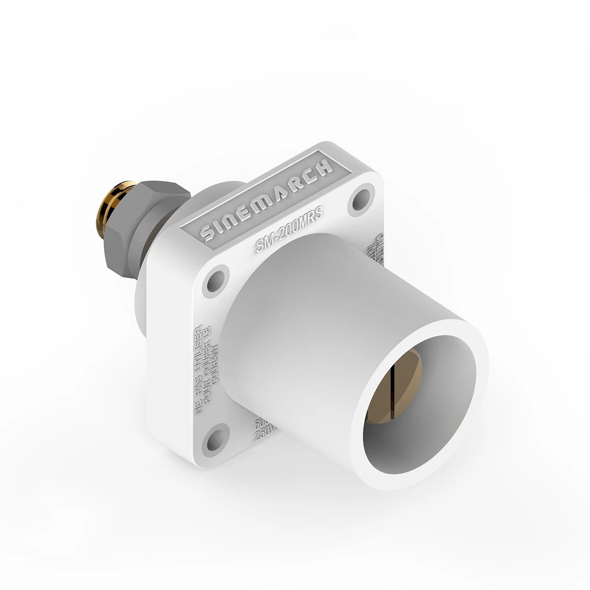200A Male Power Panel Mount Camlock Connector Socket