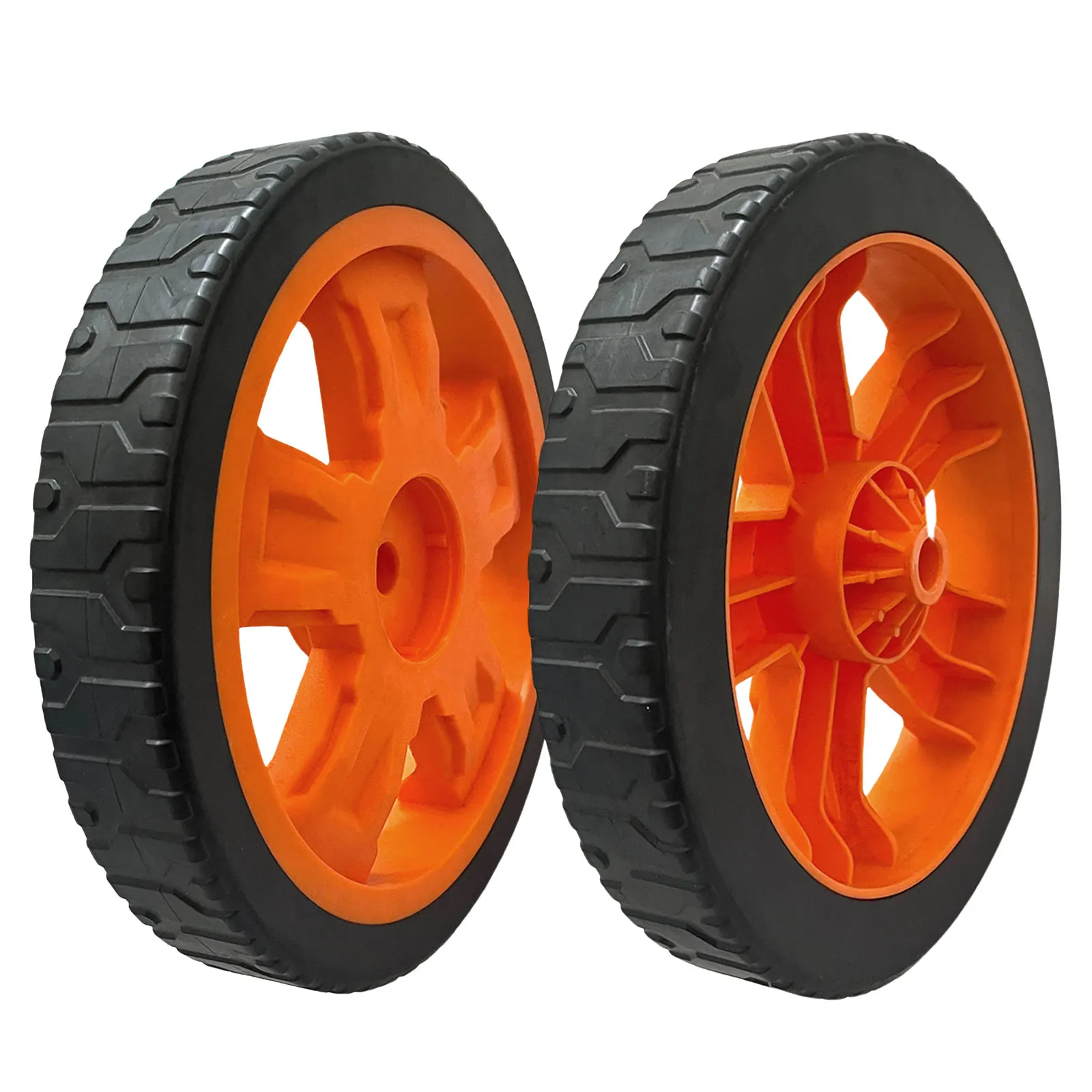 PVC1203 12 x 1.75 inch Solid Plastic PVC Replacement Tire and Wheels, 12