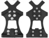 Clou en acier à 10 dents noir [taille S une paire] 24-33