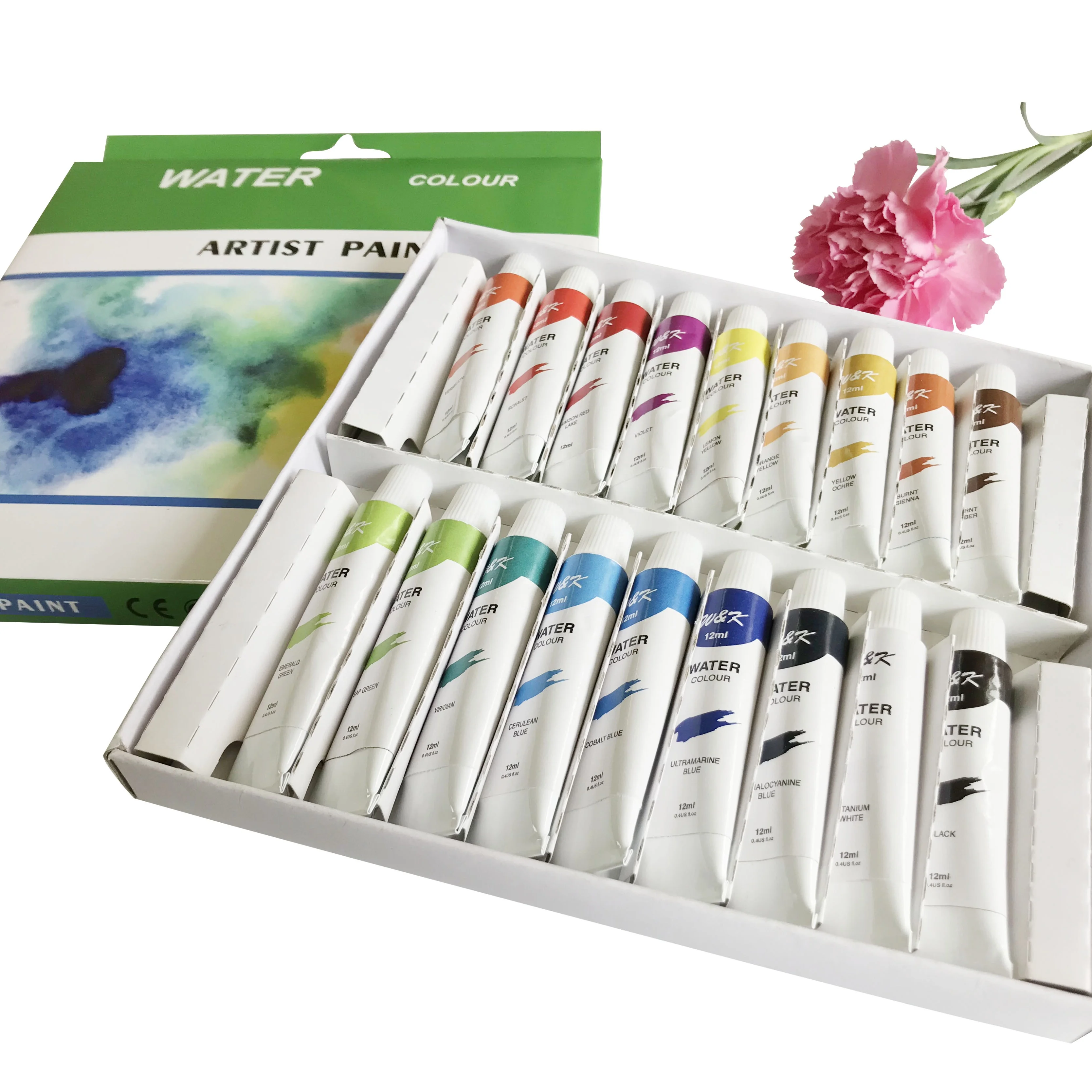 Quality 12Ml Art Supplies Watercolor Paint Set For Art Painting - Buy Chinese Watercolor Paints,Watercolor Paint Box,Watercolor Paint Set Product On Alibaba.com