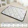 Tapis imperméable gris argenté