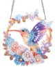 Hummingbird Floral Wreath