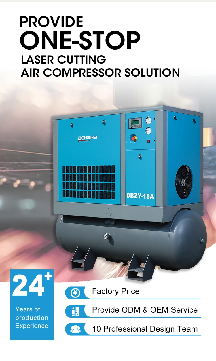 Laser cutting compressor