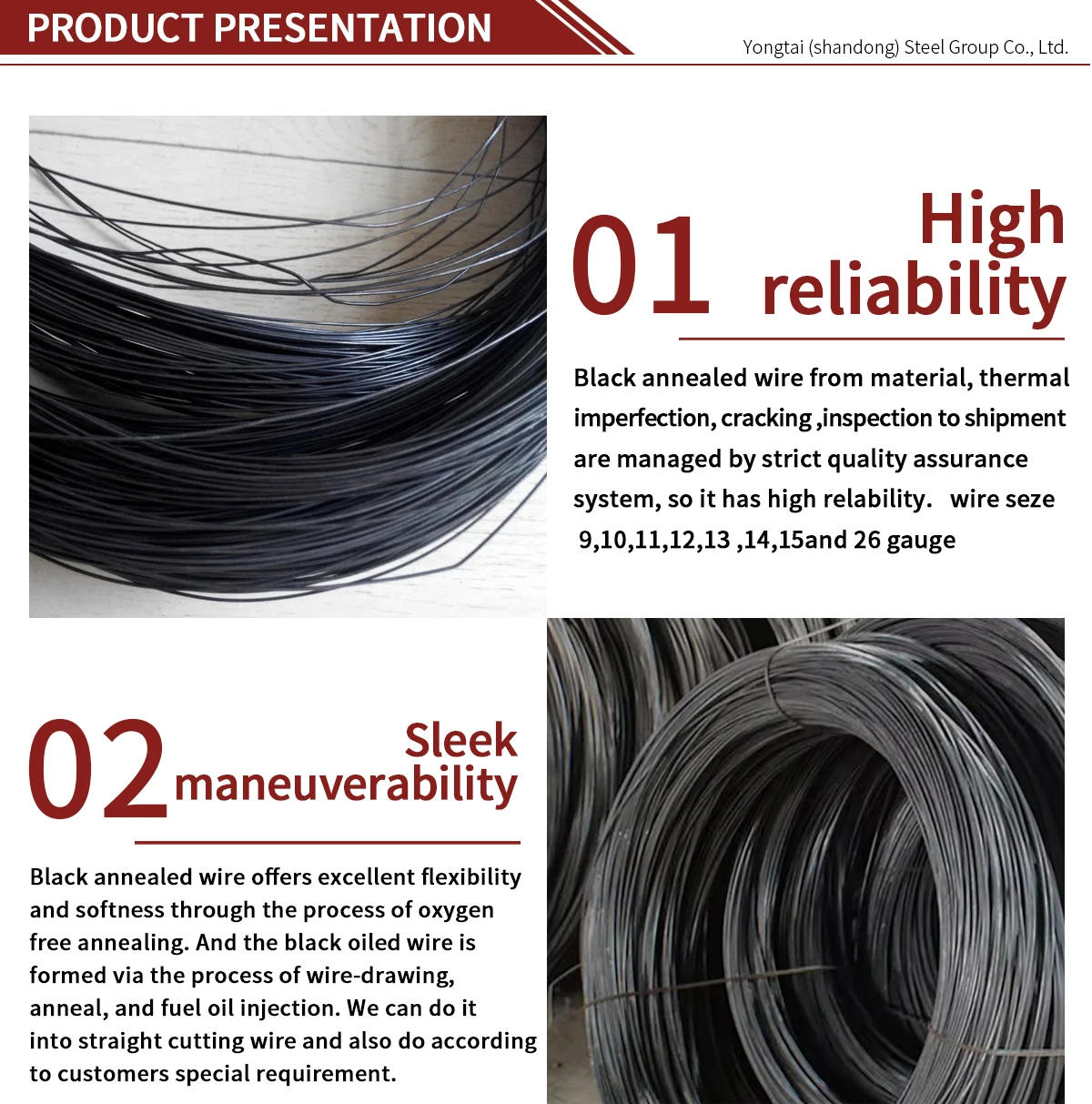 Black Annealed Binding Wire - Durable & Versatile Solutions