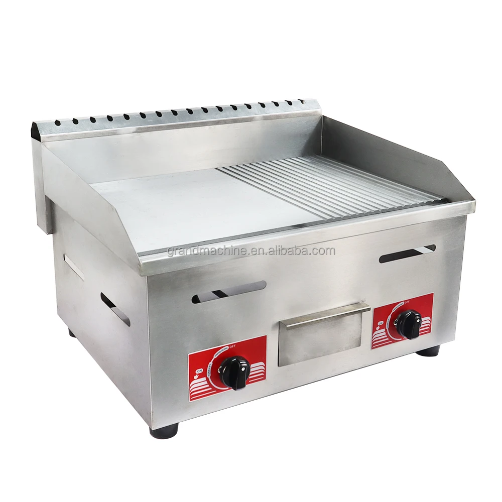 Factory outlets non stick gas griddle equipment gas griddle commercial gas griddle details