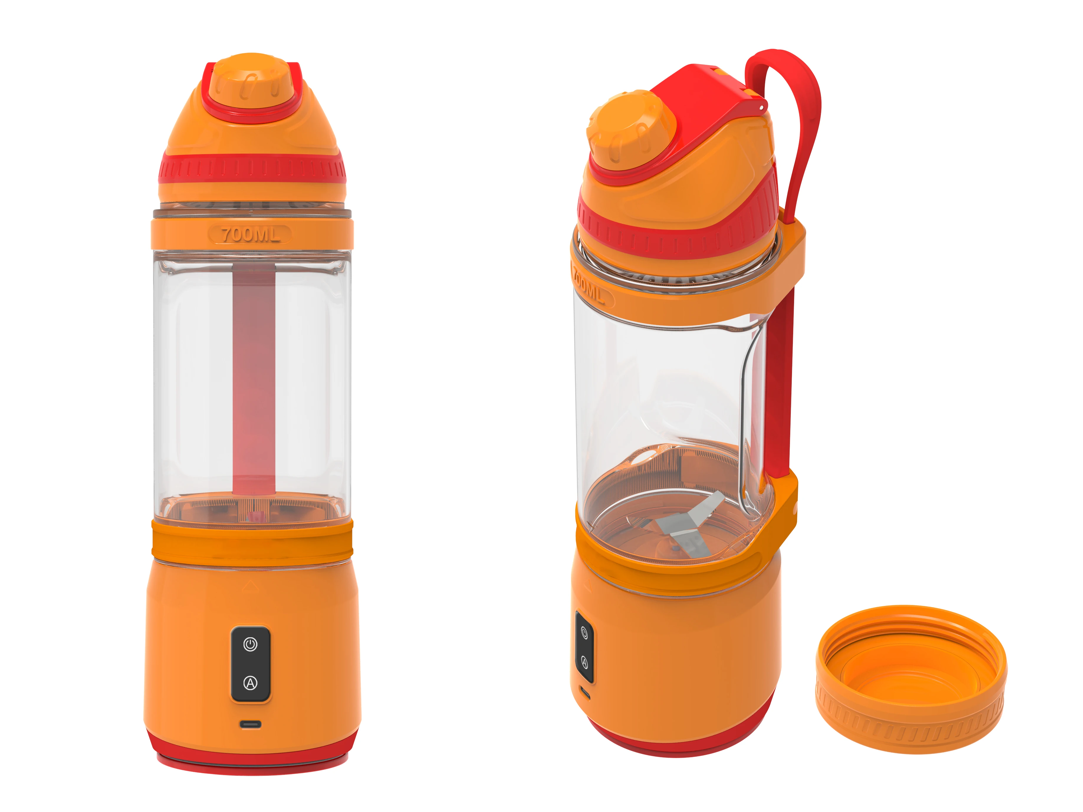 2024 Portable Blender for Shakes and Smoothies 700ml 12V  Electric Juicer Mini Portable Blender Fruit Mixers