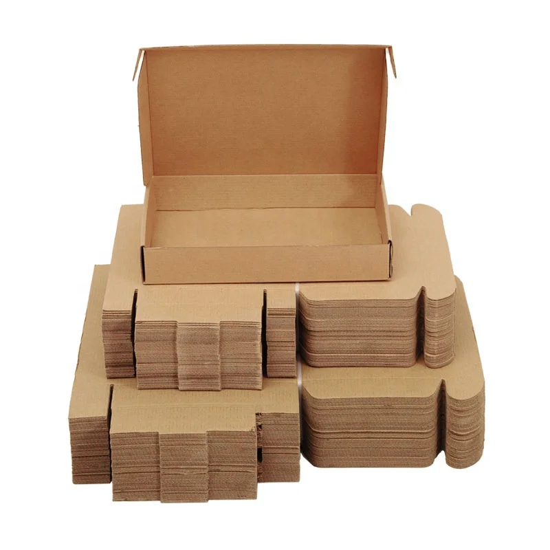 Customized Color Aircraft Box Recycle Paper Shipping Package Mailing Box for Gift Mailing Corrugated Mailer Express Box