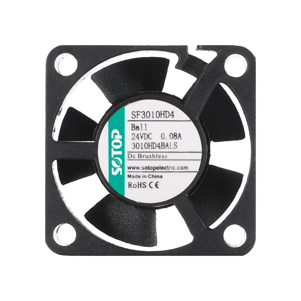 Axial Flow Cooling Fan, Brushless, 5/12VDC, Plastic, 30mm - detail 2