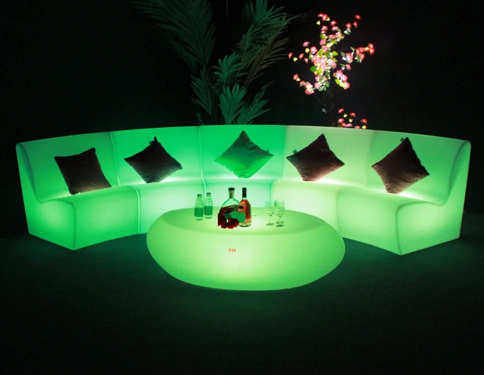 LED Lighting Led Sofa bar Chair Nightclub Led Furniture KTV Led Rental Party Event Light up Sofa Seat