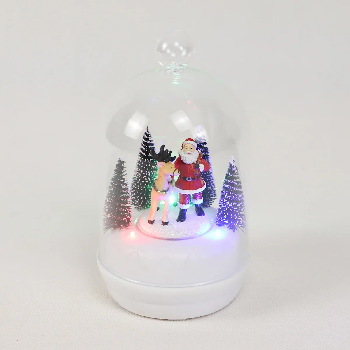 color-changing led colorful decoration glass ball christmas crafts with clear glass christmas ball ornaments bulk