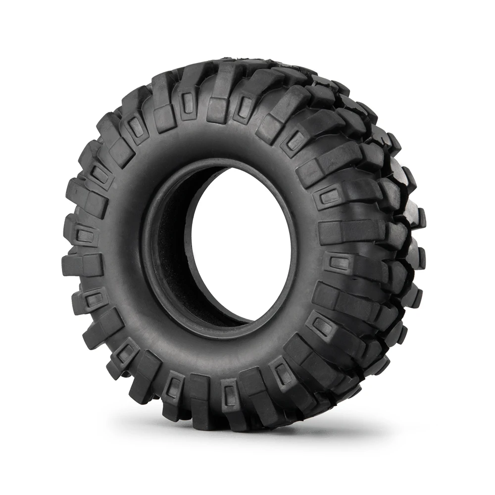 LAFEINA 4PCS 1.9 Tyre 114MM Rubber Tires for 1:10 RC Rock Crawler Axial SCX10 Tamiya CC01 RC4WD D90 D110 TF2