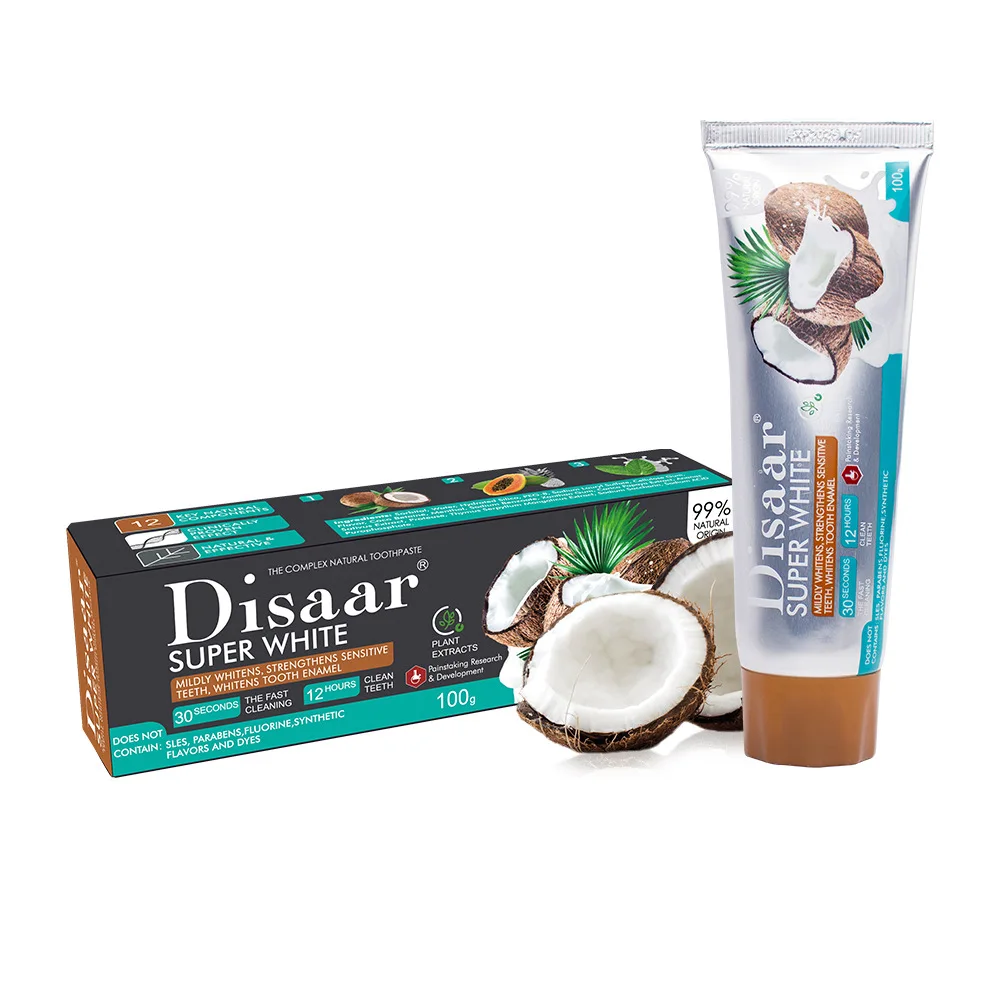 Отбеливающая зубная паста с активированным