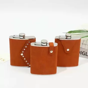 Most Popular Custom Factory Custom Stainless Steel Hip Flask Wine Bottle Pot Cover