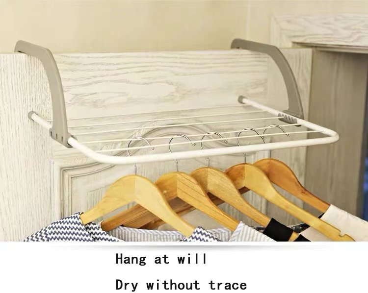 Household Foldable Stainless Steel Balcony Clothing Drying Rack With