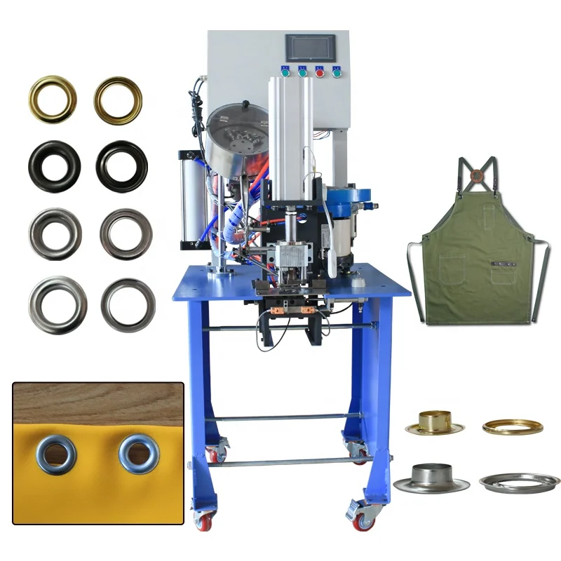 Fully Automatic Pneumatic Eyelet Punching Machine Grommet Attaching Machine