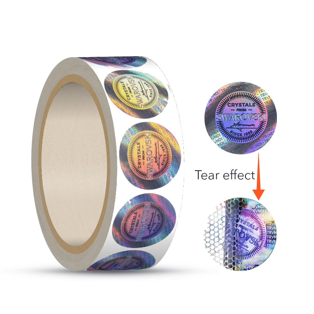 Custom VOID Holographic Security Label Manufacturer's Packaging Labels for Enhanced Product Security