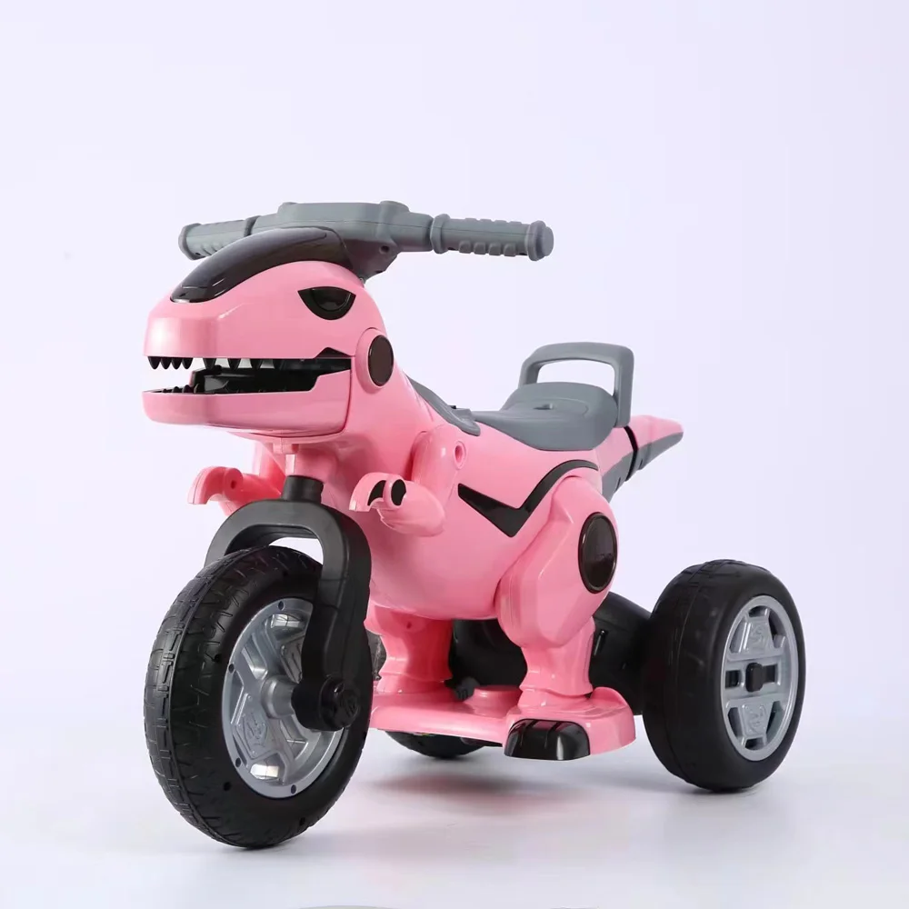 新発売の子供用電動バイクシミュレーション恐竜型三輪電動バイク