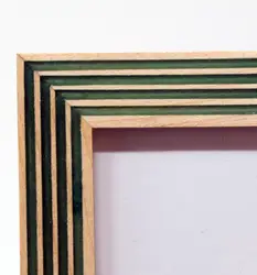 Смоляная зеленая рамка ручной работы на заказ для свадебного подарка Рамка для настенного искусства