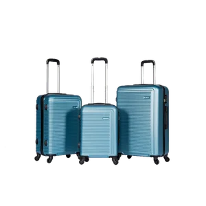 Factory Wholesale Simple Fashionable 20" 24" 28" 3-piece Soft Luggage Set Light Weight 4