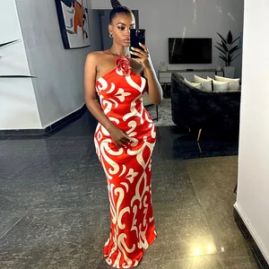 JD299739 Women's Formal Cocktail Dress Red Sexy Midi-length Bridal Night Dress Ladies Elegant Party Dress