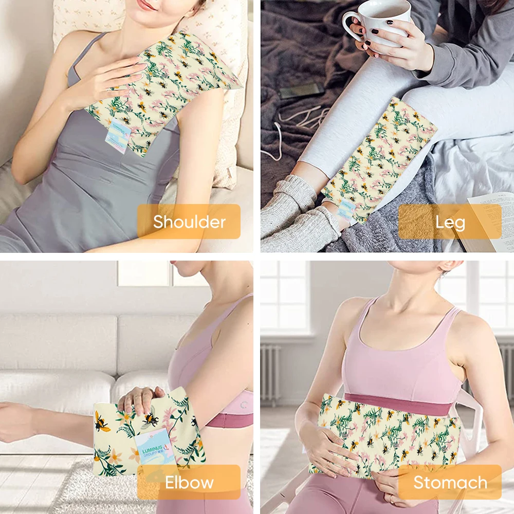 Free Sample Hot Selling Microwave Wheat Heating Pad Heat Packs Moist Heat Pack For Pain Relief