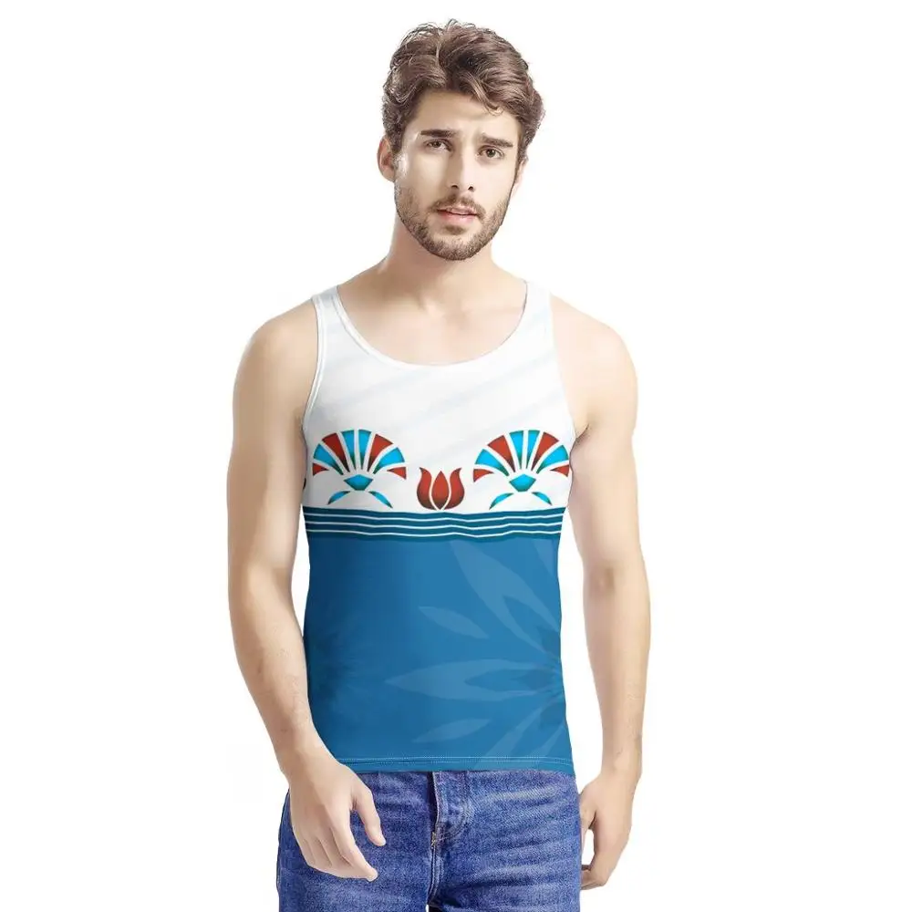 Customized Razor Back White Activewear 