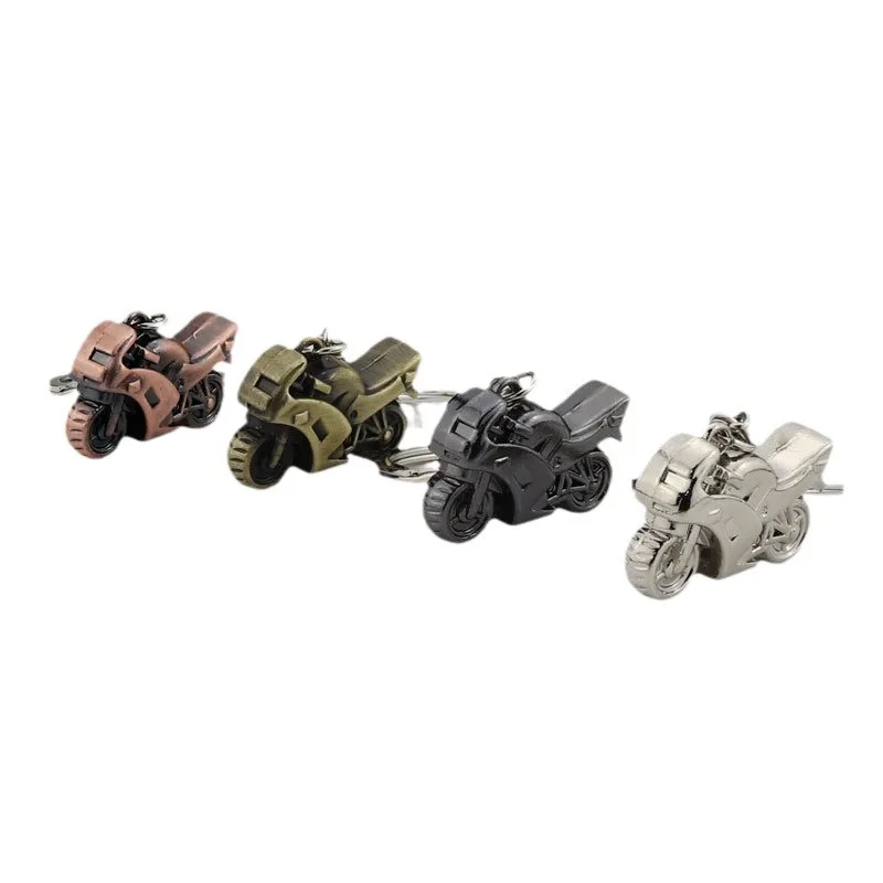 Creative Motorcycle Motorbike Bicycle Helmet Key Chain Ring Keychain Keyring UK - Foto 8