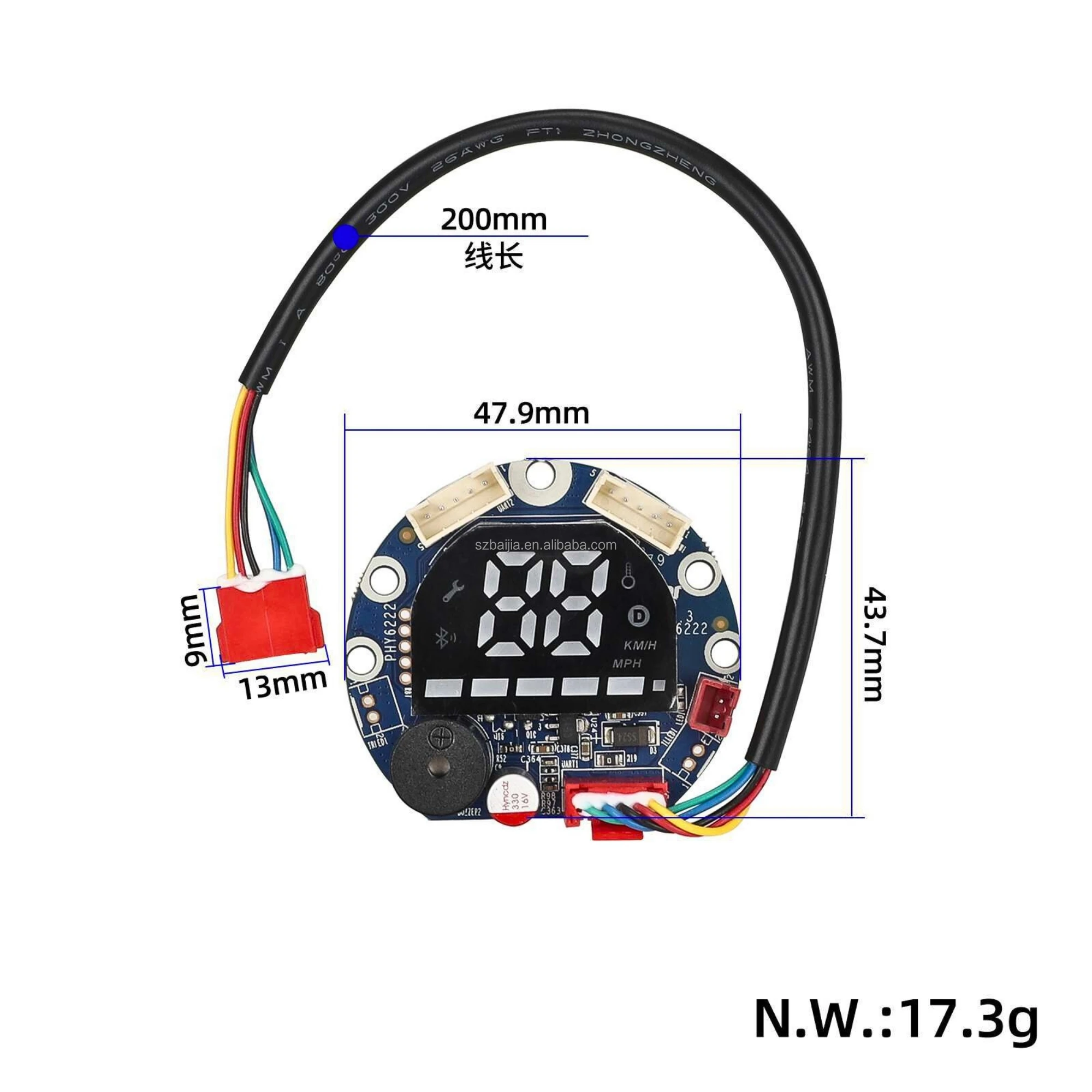 oriaginl 36V HX8 Controller Set Display Connect Cable Repair Parts for HX8 electric scooter accessories parts