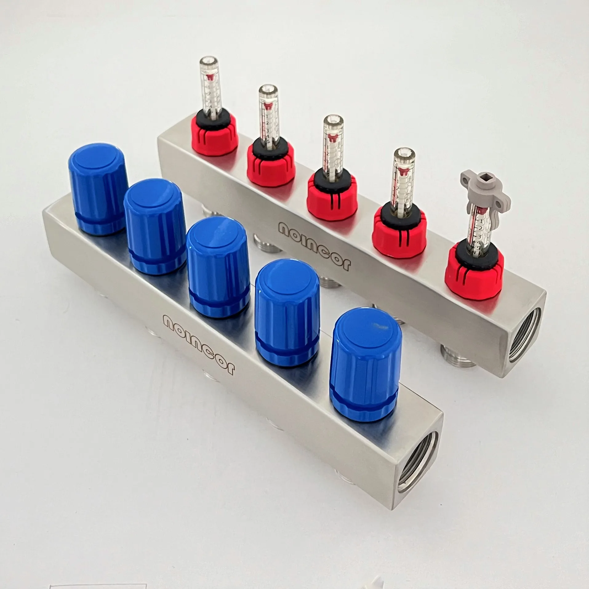 5 Loop Radiant Floor Heating Manifold, Stainless Steel Pex Manifolds for Radiant Heating System