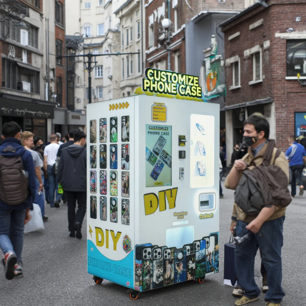 Project management for playground Cell Phone Case Printer Vending Machine commercial indoor playground setup