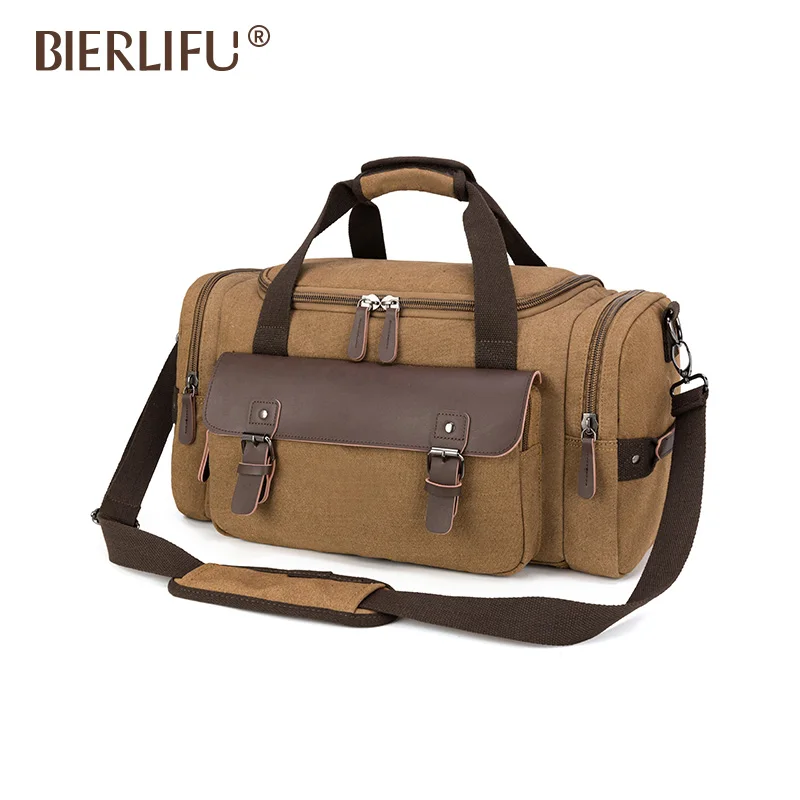 Мужская парусиновая дорожная сумка