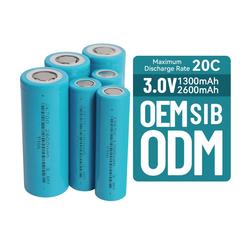 Exliporc 3v Batterie Sodium Ion 1300mah 2600mah Sodiumion Batteries 3000 Cycles Natriumionen