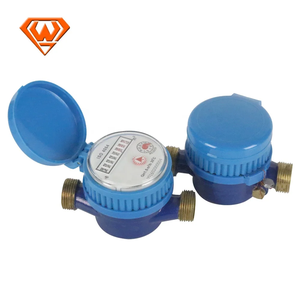 Ce Iso4604 Class B Brass Material Dry Type Single Jet Water Meter - Buy ...