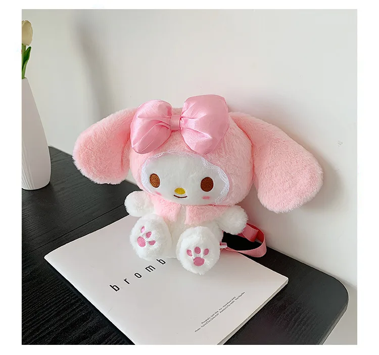 کوله پشتی مخملی Kawaii Sanrio Plush Cartoons