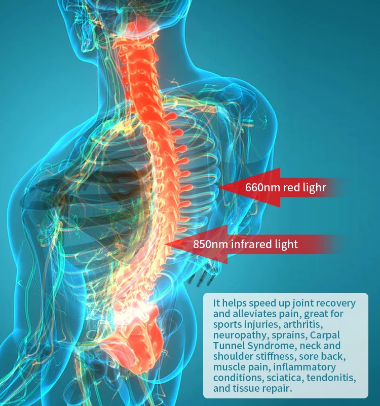 Full Body Red Light Therapy Infrared Sauna Blanket Therapy Mat Bed Red