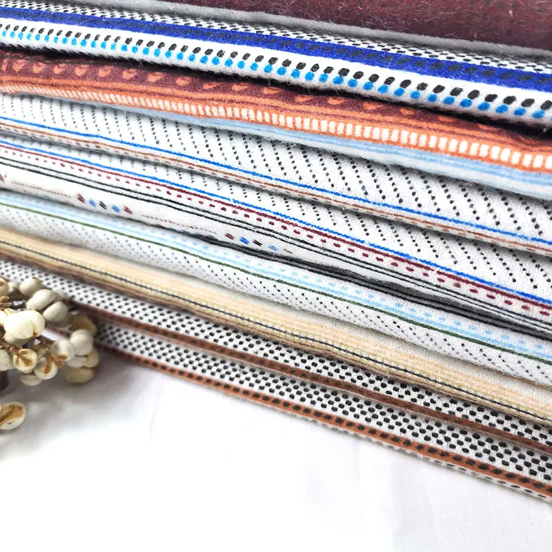 Хлопчатобумажная фланелевая ткань с принтом в стиле проверки 100% хлопчатобумажная для