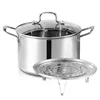26cm saucepan (with steamer rack)