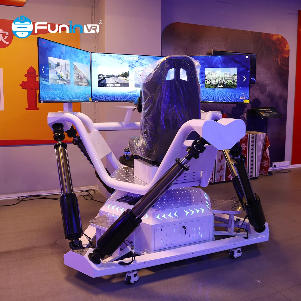 Vr Virtual  Three Screens Driving Simulator Drive Game Machine Motion Vr Machine 9D Vr Racing Simulator F1 Car Driving Simulator