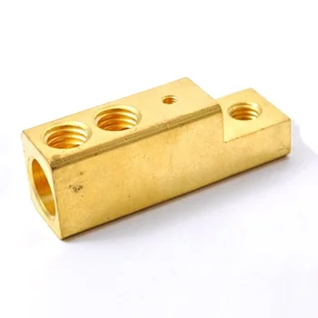 Precision CNC custom Brass Current Terminal Brass solderless terminal
