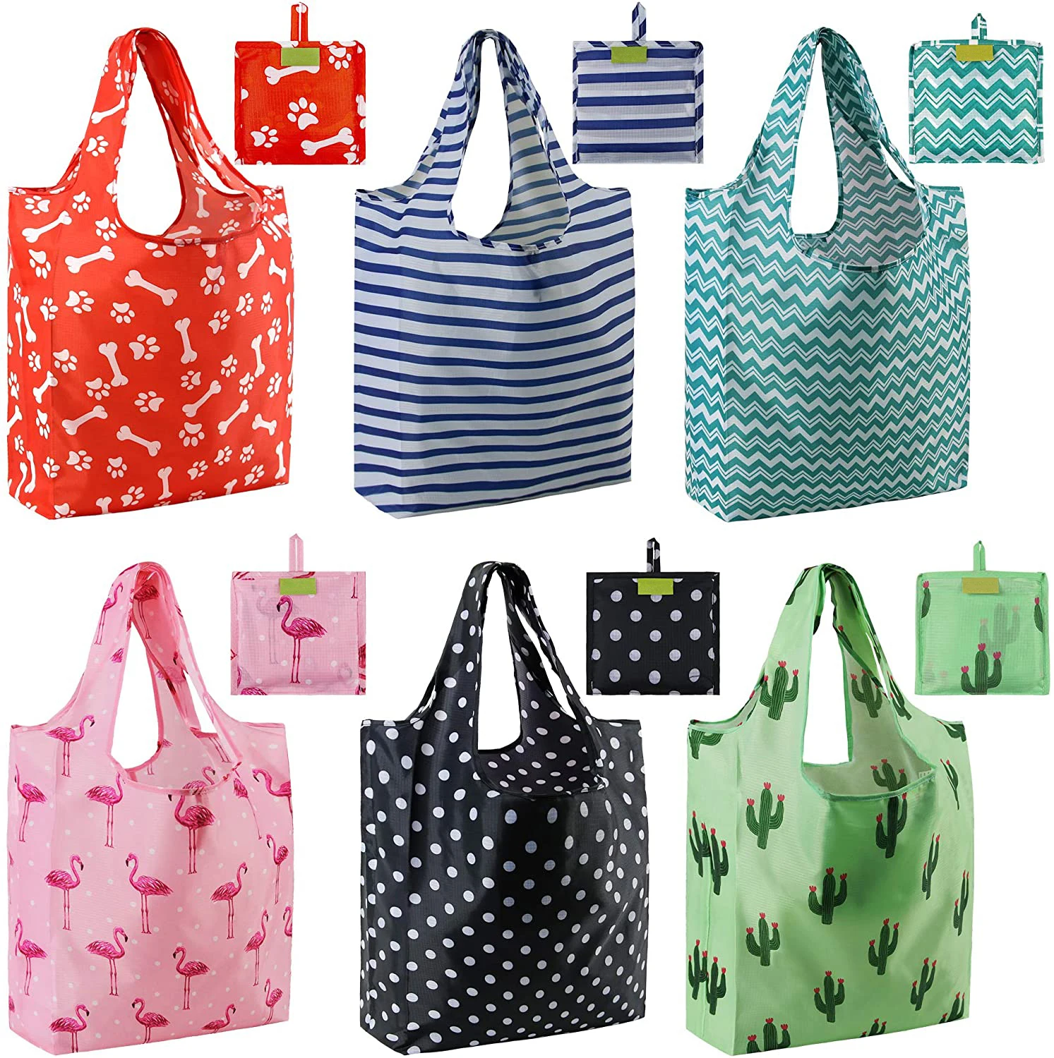 Grocery Shopping Bag Foldable Recycle Material Foldable-eco-friendly ...