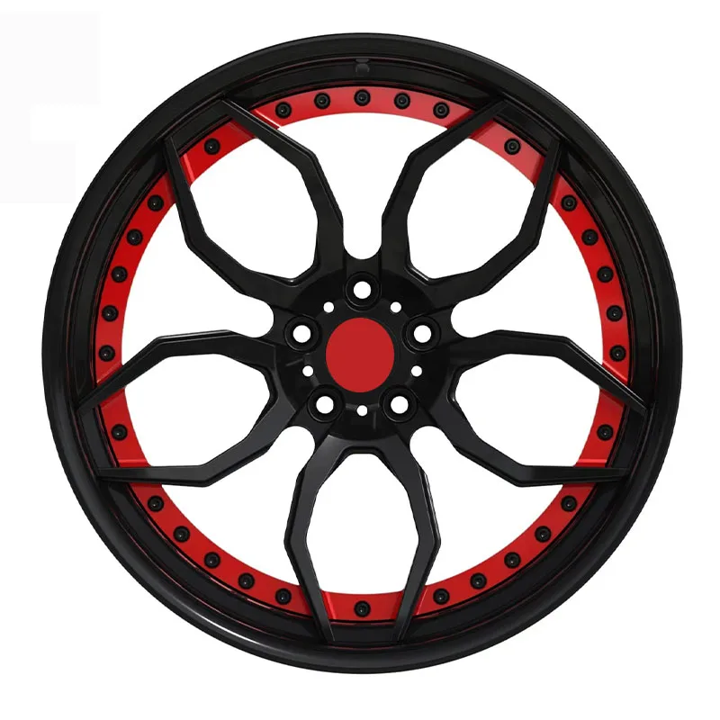 Customized Luxury Monoblock 2 Piece Forged Alloy Wheels for High End Forged WHEELs Racing Cars supplier
