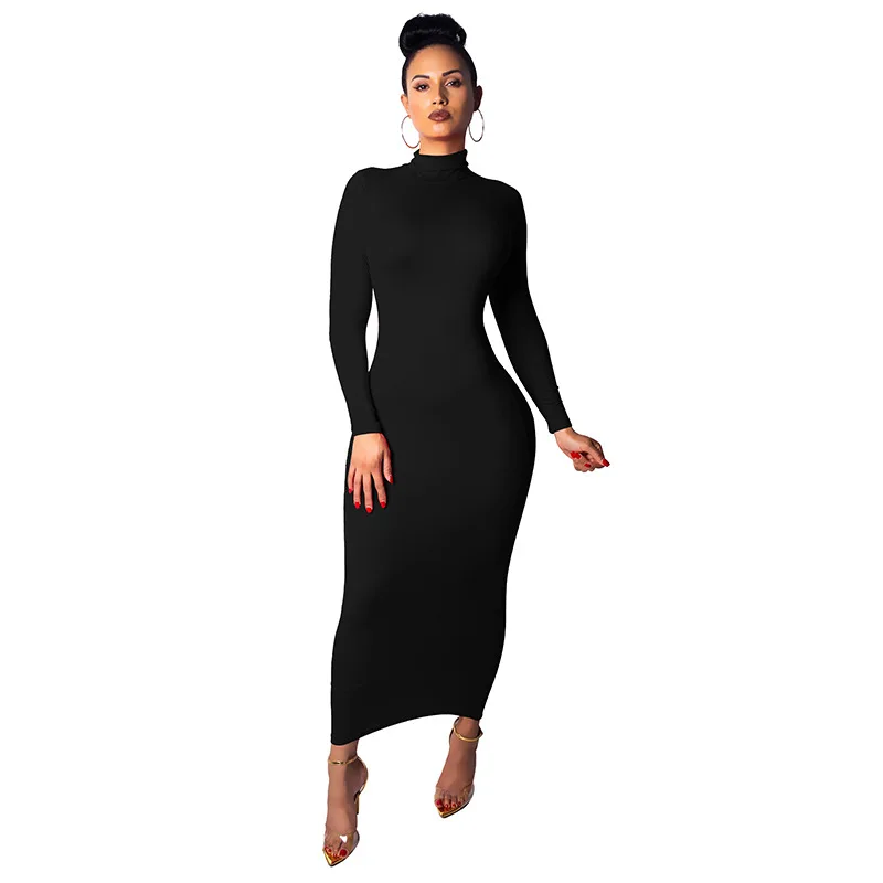 casual bodycon dress long sleeve