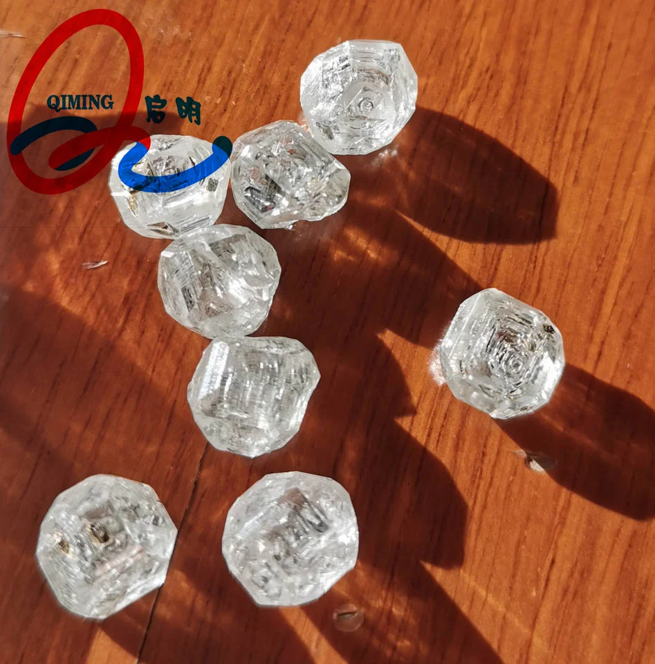 Wholesale Synthetic Lab Diamond HPHT CVD Diamond Rough Round Shaped Diamond  for Sale