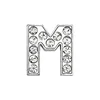 Lettera M in argento
