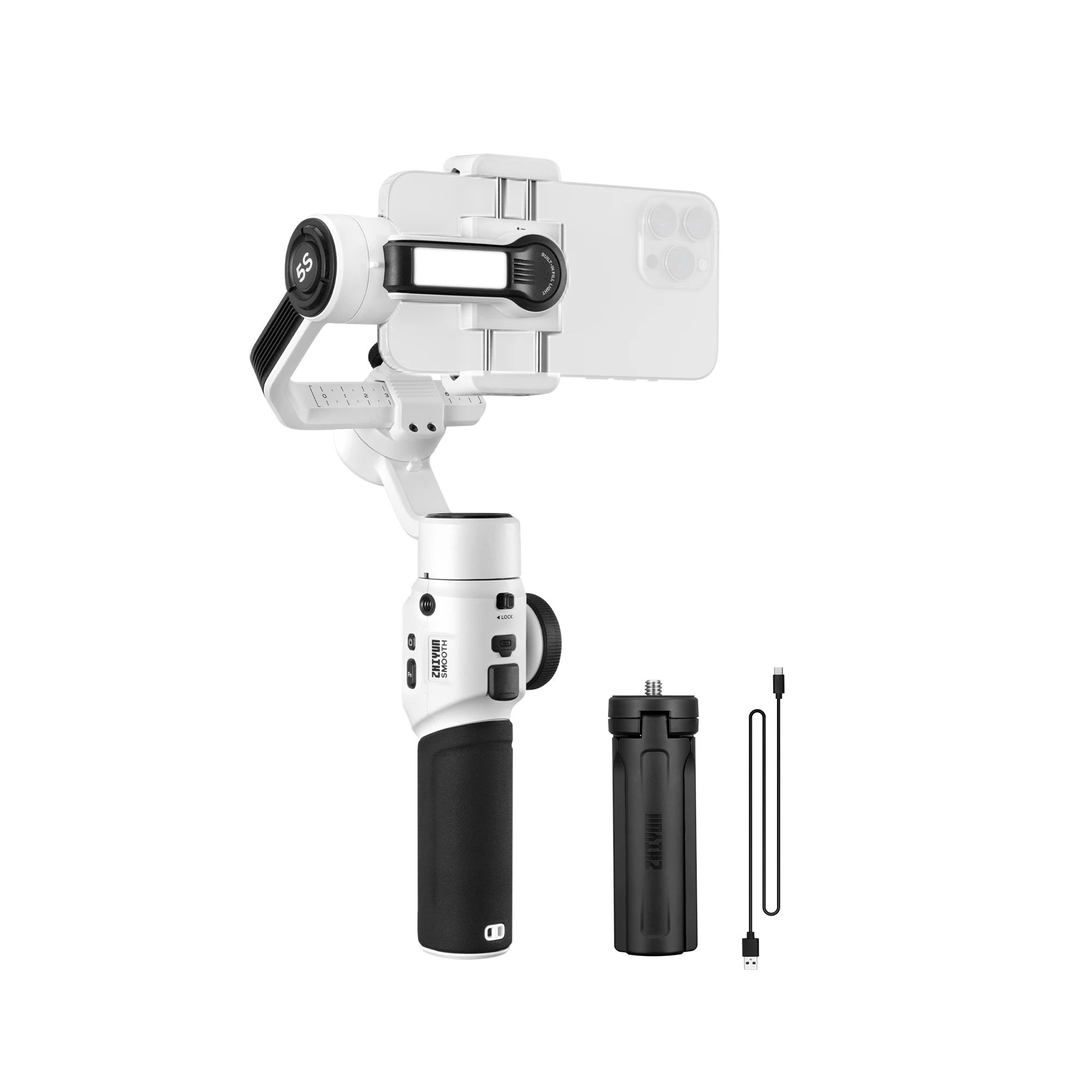 ZHIYUN Smooth 5S スマートフォン用3軸ハンドヘルドスタビライザー