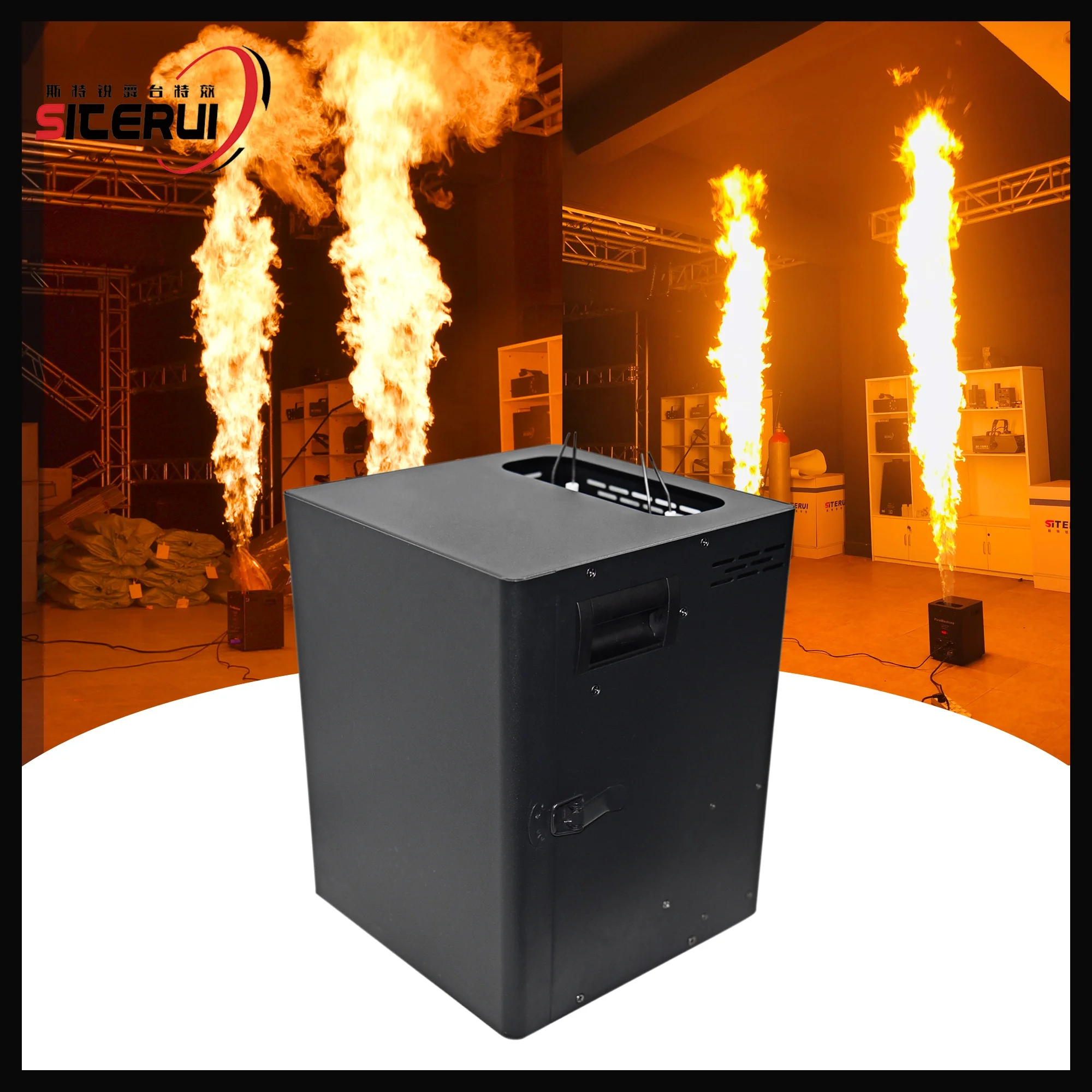 SITERUI 200W Fire Machine for Stage & Events - Real Flame Effect