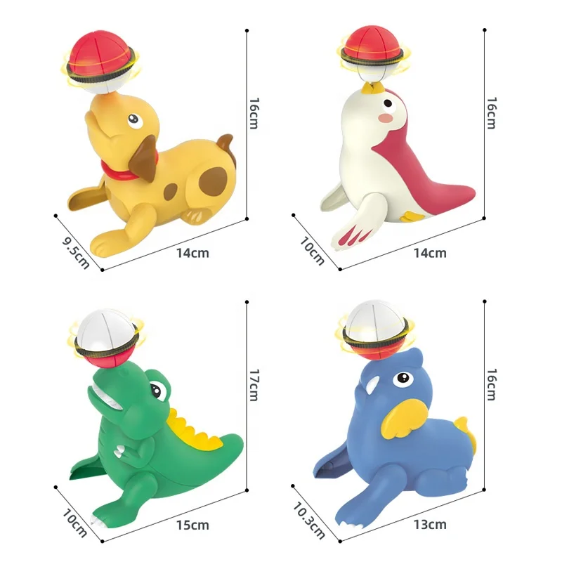 Детский Заводной игровой шар дельфин животные заводные игрушки морской лев акробатика игрушка-животное заводная