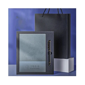 Wholesale Gift for Man Box Set with Pen A5 Soft Cover Pu Leather Agenda Lined Diary Custom logo 2026 Planner Journal Notebooks